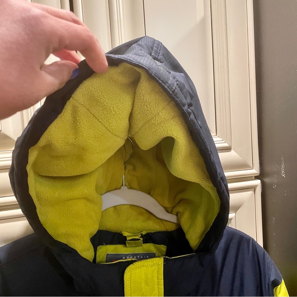 Xpedition Yellow & Navy Insulated Puffy Hooded Jacket Winter Coat Ski Ja… - Picture 5 of 16